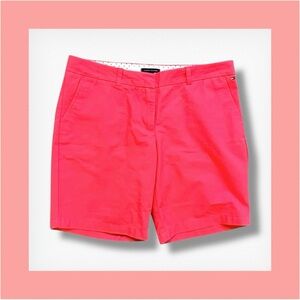 Tommy Hilfiger 100% Cotton Slash Pocket Pink Woven Shorts Size 10